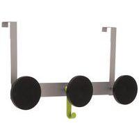 Triple patère de porte CROCH acier ABS + 1 crochet - Image principale