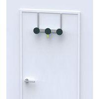 Triple patère de porte CROCH acier ABS + 1 crochet - Image 2