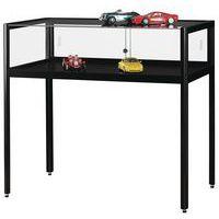 Vitrine d'exposition 1000 x 600 x 920 mm sur pied - Noir - Image 3