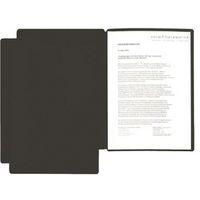 Lot de 6 Chemise de présentation / candidature "Star", A4, noir - Image principale