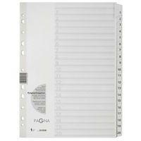 Lot de 6 Intercalaire carton chiffres 1 - 20, A4, 20 touches - Image principale