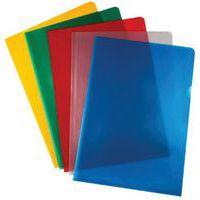 Set de 6 Pochette transparente, A4, PP, granuleux, assorti - Image principale