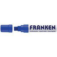 Lot de 6 Craie liquide Jumbo, largeur de tracé: 5-15 mm, bleu - Image principale