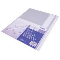 Lot de 12 Intercalaire avec onglets en plastique, A4, 10 touches - Image principale