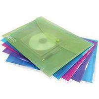 Set de 6 Pochette à document, A4+, PP avec poche à CD/DVD, 5 couleurs - Image principale