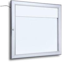 Vitrine verrouillable Led pour 2 menu A4 2 serrures - Image principale