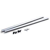 Lot de 10 Profilé bannière avec embouts et crochets coulissants 1000mm - Image 2