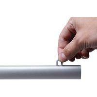 Lot de 10 Profilé bannière avec embouts et crochets coulissants 850mm - Image 2