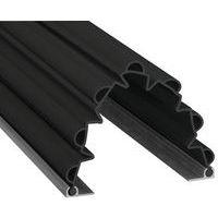 Anti-pince doigts Garomin angle jusqu'à 90° - 1,40 m + rails - noir - Image principale