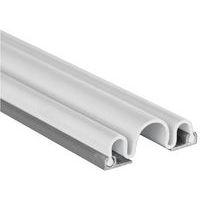 Anti-pince doigts Garomin côté paumelles - 2 m + rails - blanc - Image principale