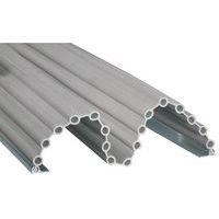 Anti-pince doigts Garomin angle jusqu'à 180° - 1,40 m + rails - gris - Image principale