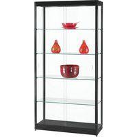 Vitrine d'exposition 1000x400x2000mm - Noir - Image 4