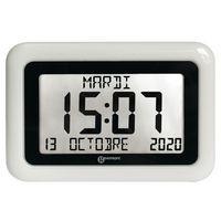 Horloge grand affichage blanc Geemarc