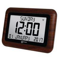 Horloge grand affichage aspect bois thumbnail image 2