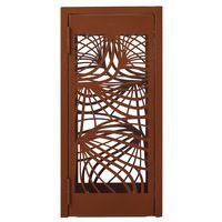 Poubelle Bella anti-nuisible 110L - effet corten thumbnail image 2