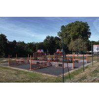 Espace multisports Pitch'One R9XL à 9 aires - 32 x 29,80 m - peint thumbnail image 9