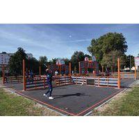 Espace multisports Pitch'One R9XL à 9 aires - 32 x 29,80 m - peint thumbnail image 11