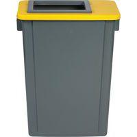 Poubelle de tri jaune et grise - Emballage - 60 L thumbnail image 2