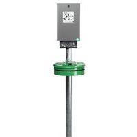 Support sac poubelle + distributeur hygiène canine vert - Image principale