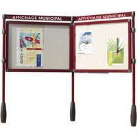 Pied intermédiaire pour vitrines côte à côte extérieure Antarès - Image principale