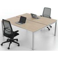 Bureau droit Bench 2 places Inesa Chêne 180 cm - Image 5