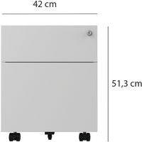 Caisson mobile 2 tiroirs - Inesa/Kelli, Nb de tiroirs : 2 - Image 5