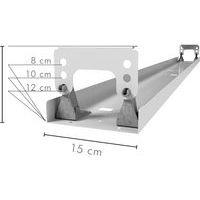 Goulotte inclinable 120 cm Blanc thumbnail image 4