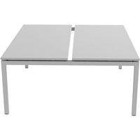 Bureau droit Bench 2 places Inesa Blanc 180 cm thumbnail image 3