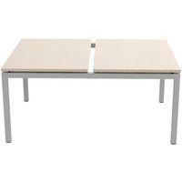 Bureau droit Bench 2 places Inesa Chêne 120 cm thumbnail image 4
