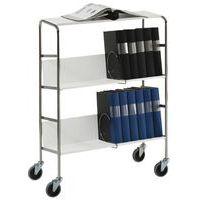 Chariot à classeur avec tablette supérieure - Capacité 75 kg - Image 2