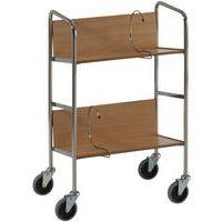 Chariot à classeurs - 2 plateaux - Capacité 75 kg - Image 2