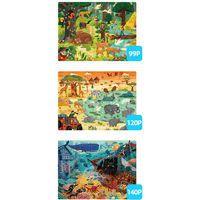 Lot 3 puzzles évolutifs aventuriers 4 ans thumbnail image 3