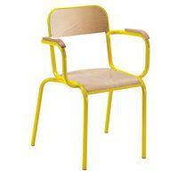 Fauteuil de maitre avec accoudoirs bois - Manutan Expert