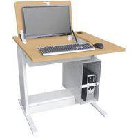 Poste Man Modulo escamotable, support UC avec barre - Manutan Expert - Image principale