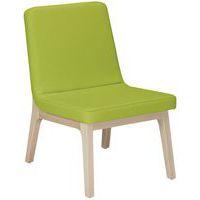 Chauffeuse Zelos sans surpiqûre hêtre Absinthe - Image principale