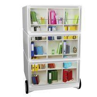 Caisson mobile Easy Office 4 tiroirs rangement corps blanc décor Bureau - Image principale