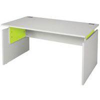 Bureau droit Linéo blanc Simmob