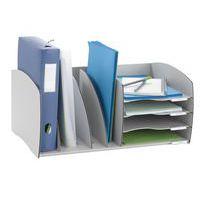 Module de classement 4 cases + 3 séparateurs  Organizer coloris gris - Image principale