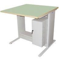 Poste Man Modulo stratifié,support UC avec porte - Manutan Expert - Image 2