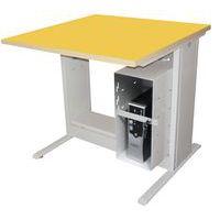 Poste Man Modulo mélaminé, support UC avec barre - Manutan Expert - Image 4