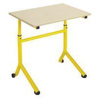 Table Atlas Mobile hauteur réglable chants plaqués - Manutan Expert - Image principale