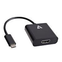 Adaptateur USB-C vers 1 HDMI noir V7