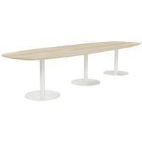 Table de réunion Elga plateau stratifié pied corolle MBA - Image 4