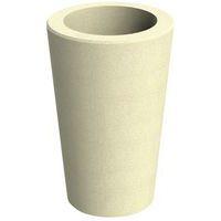 Poubelle 80 litres béton ocre sablé - Image principale