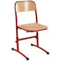 Lot de 2 chaises Nila II hauteur réglable piètement gris thumbnail image 3