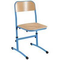 Lot de 2 chaises Nila II hauteur réglable piètement gris thumbnail image 5