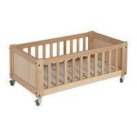 Lit crèche Duo bas mobile, hêtre verni naturel - Image 2