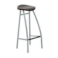 Tabouret haut Diablo assise bois verni - Image principale