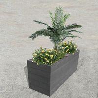 Jardinière Espace rectangulaire plastique recyclé Espace Urbain