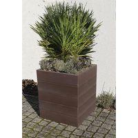 Jardinière Espace carrée plastique recyclée Espace Urbain thumbnail image 2